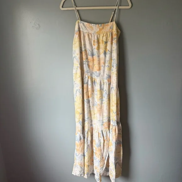 Abercrombie Asymmetrical Tiered Maxi Dress Size small - Picture 1 of 6